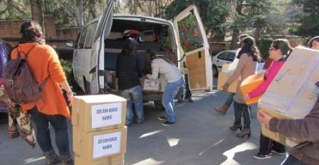 Recogida de alimentos desde el CES Don Bosco